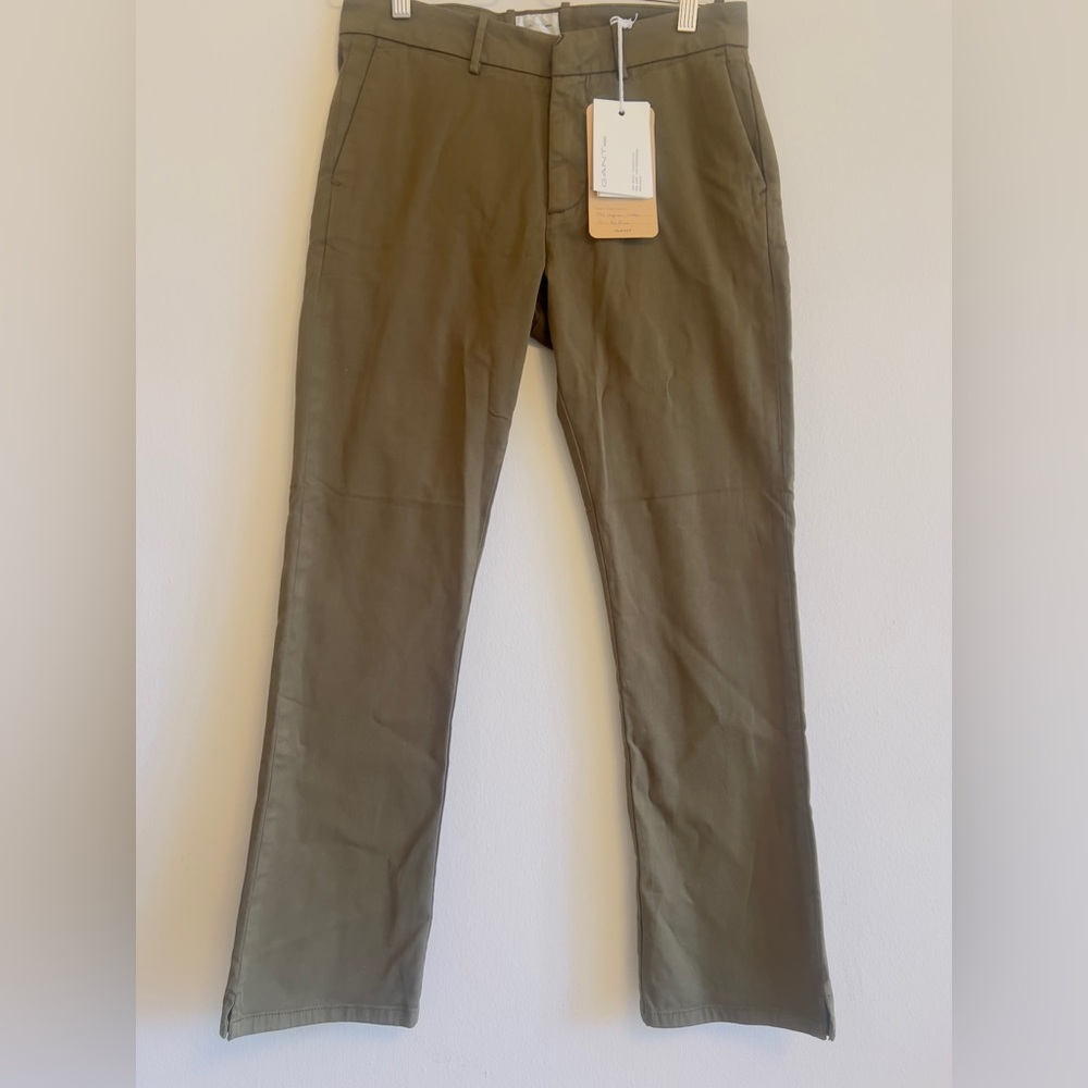 GANT Men’s Olive Pants Size 30x27 New